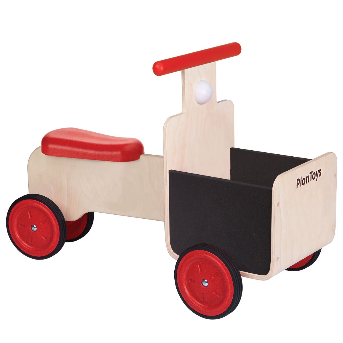 lastenfahrrad spielzeug Delivery Bike' Rutschauto im Lastenrad-Stil von Plan Toys – GREEN & GROW