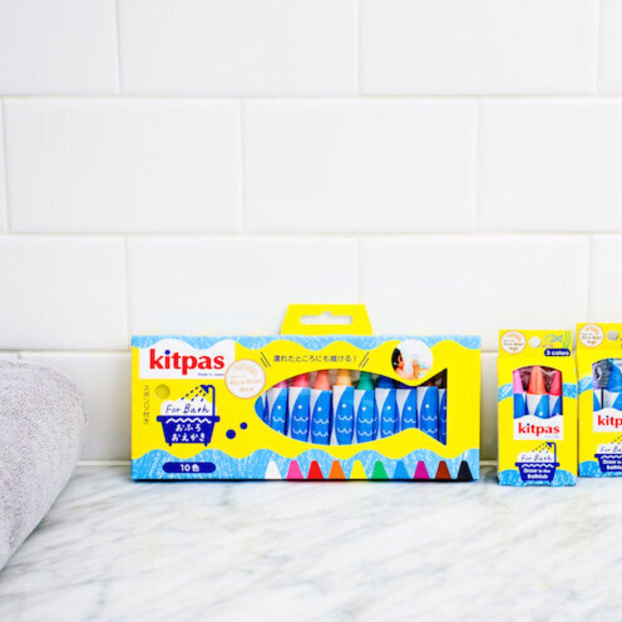 Wachskreiden für die Badewanne