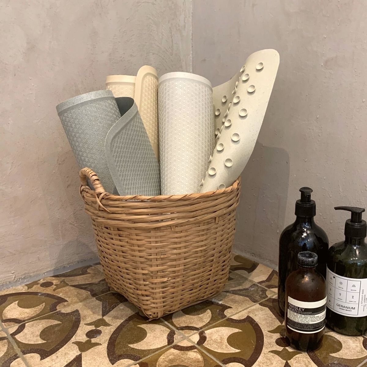 Badematte aus Naturkautschuk