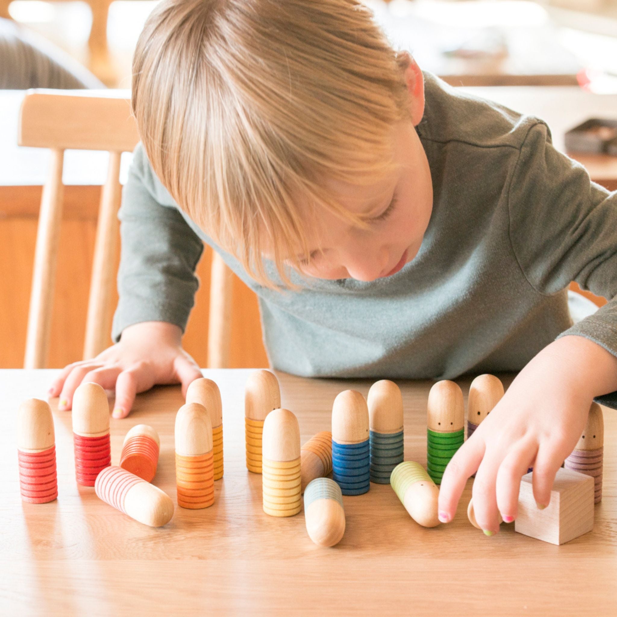 Die freundliche Spielfiguren &