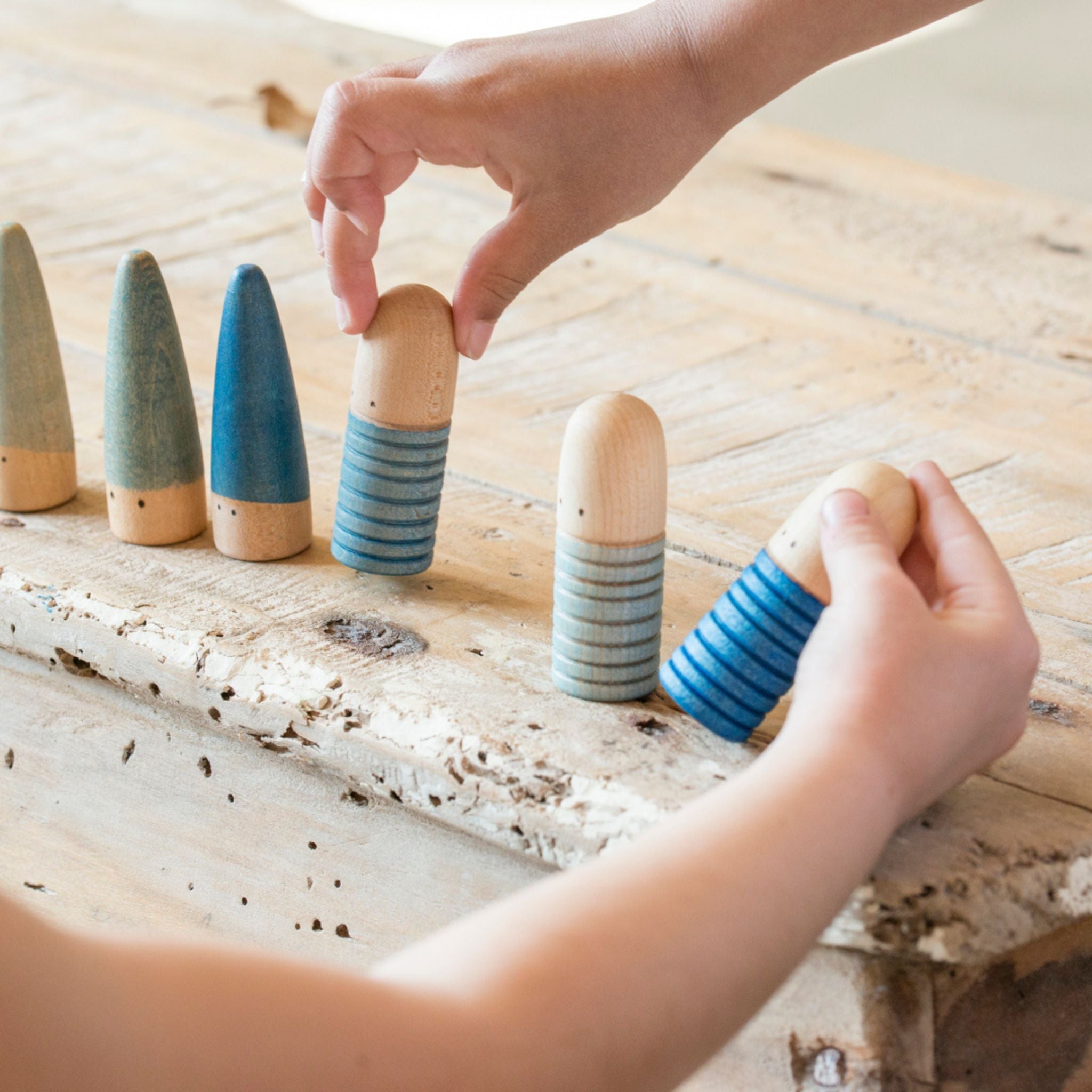 Die freundliche Spielfiguren &