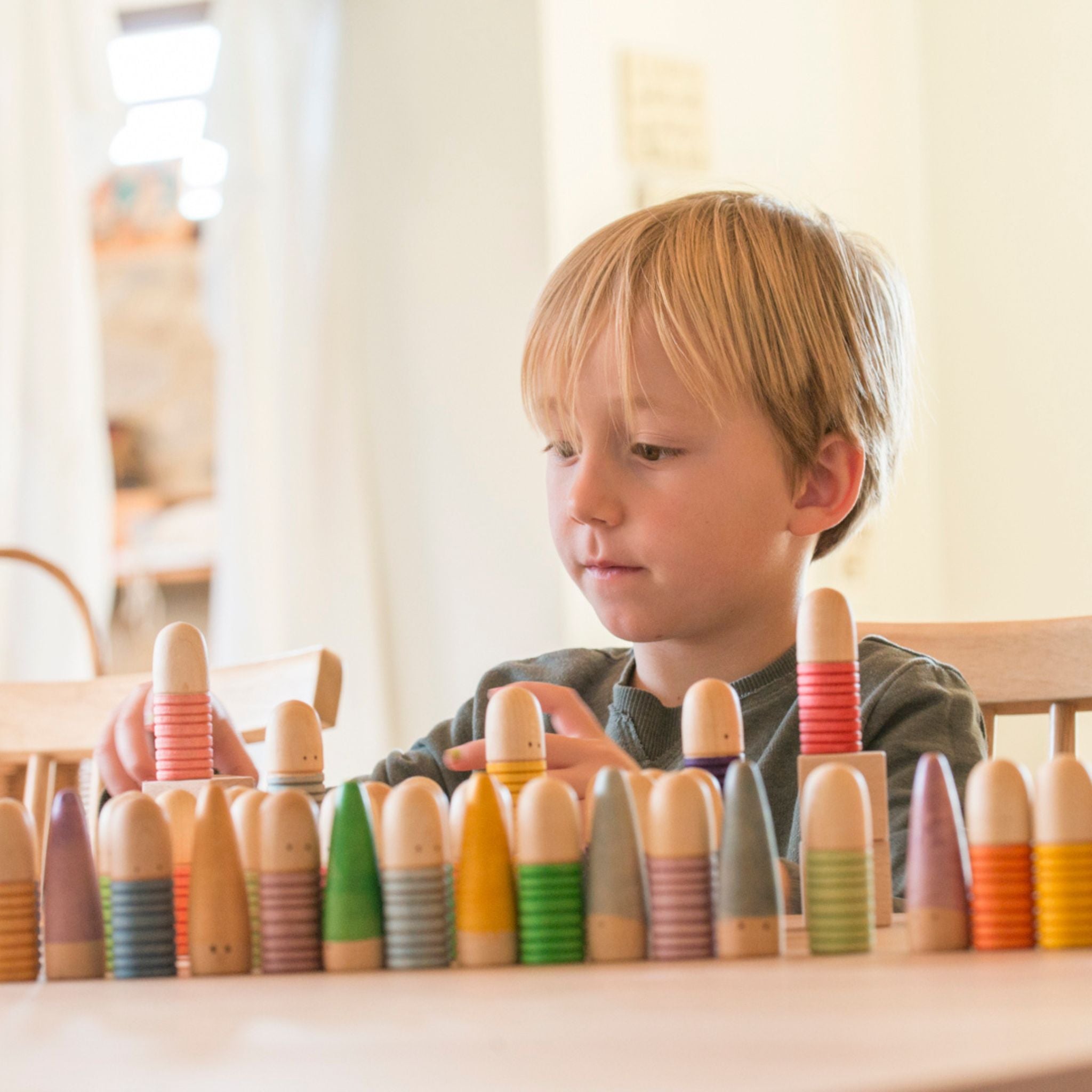 Die freundliche Spielfiguren &