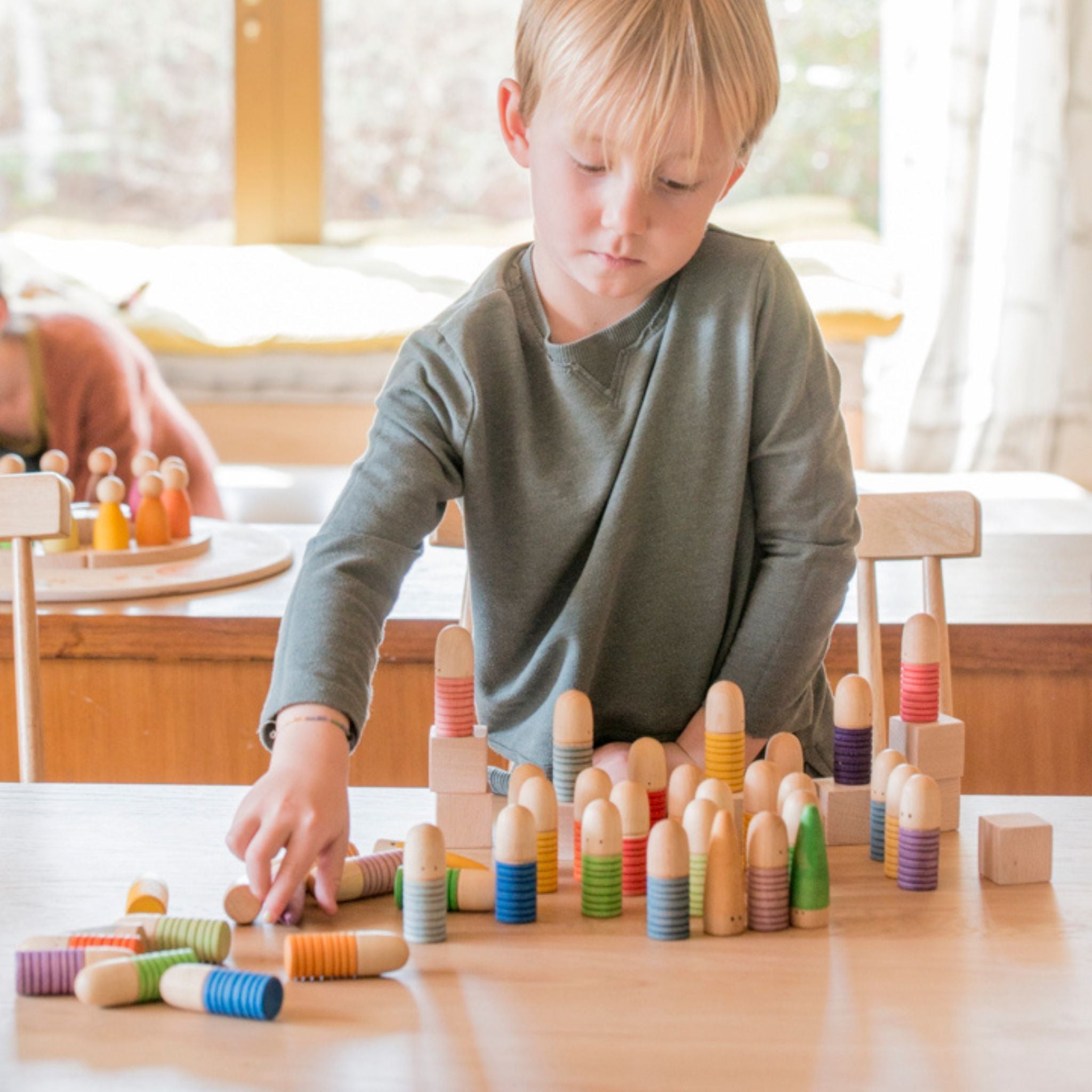 Die freundliche Spielfiguren &