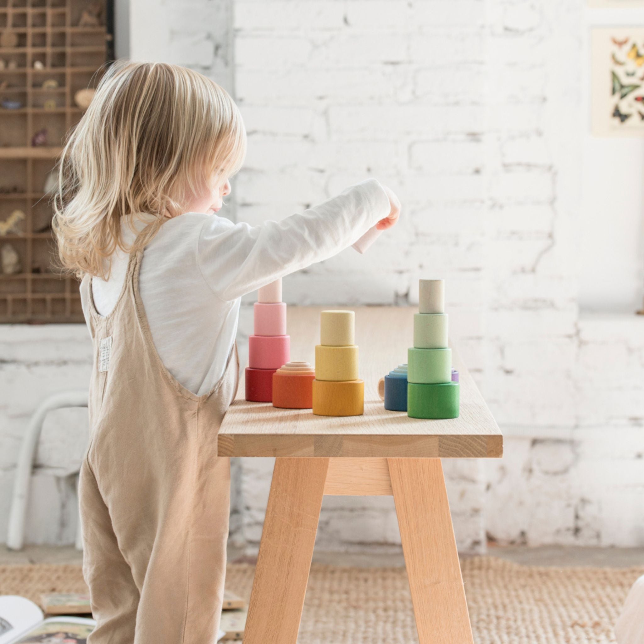 Stapelbare Holzschalen &