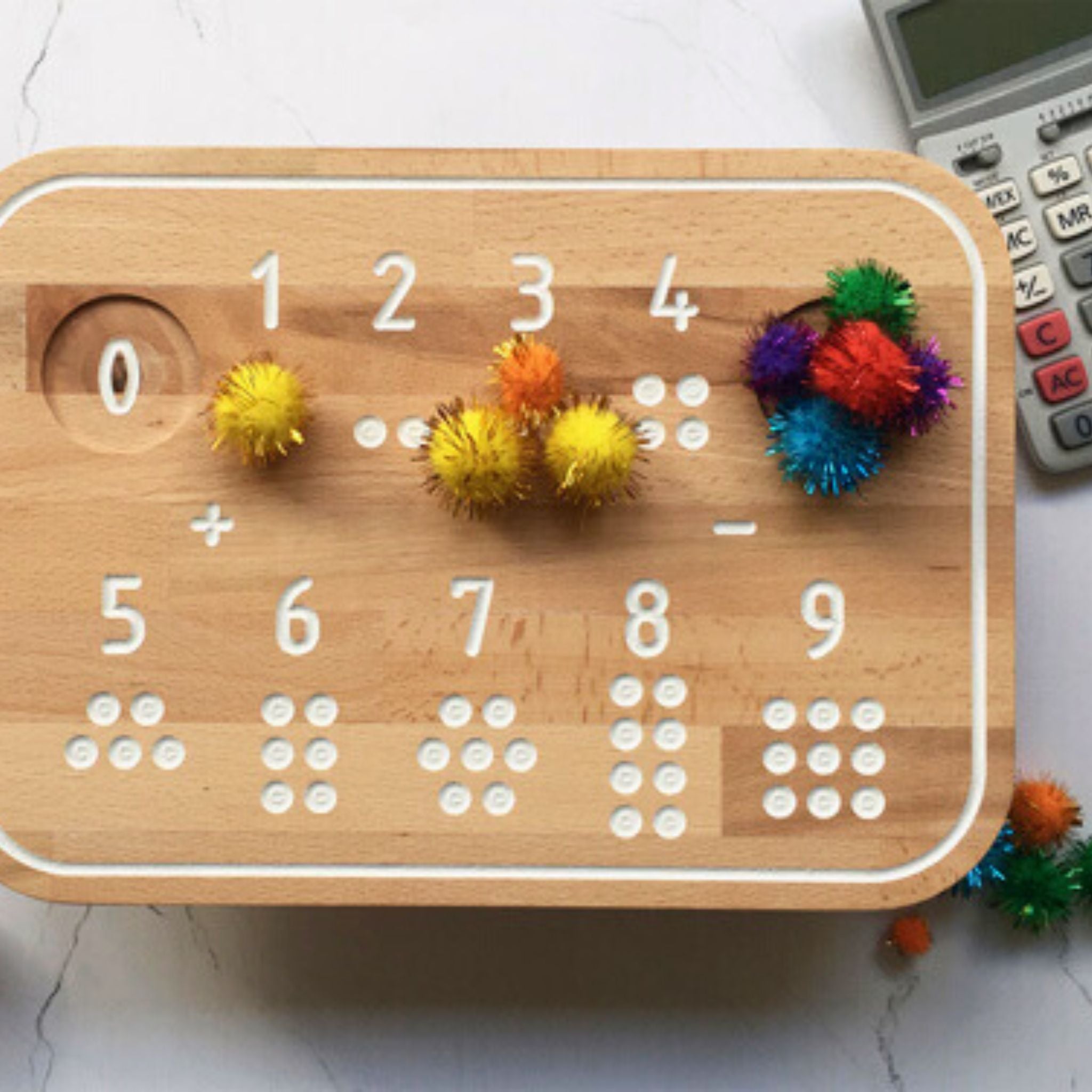 Montessori Holzspurbrett &