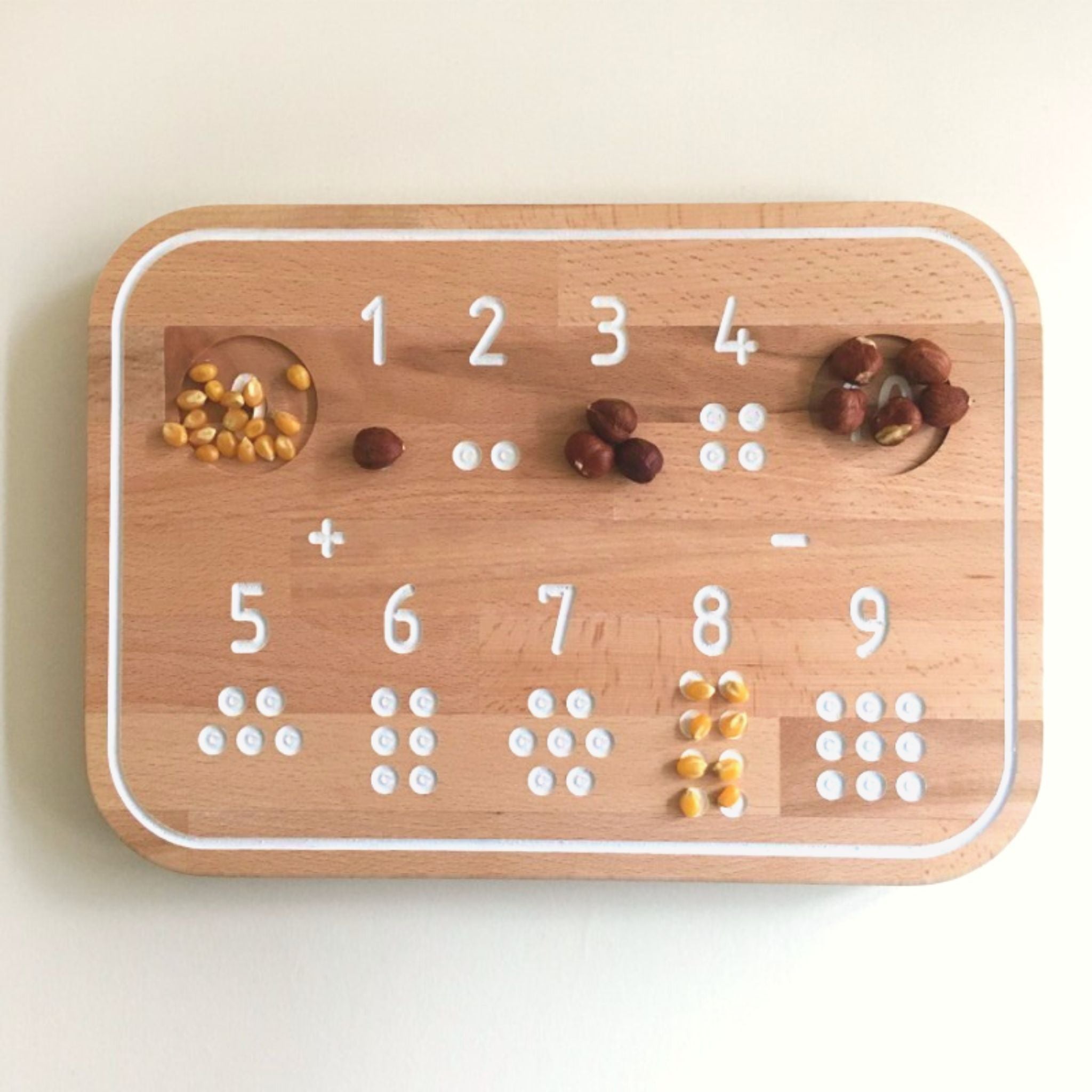 Montessori Holzspurbrett &