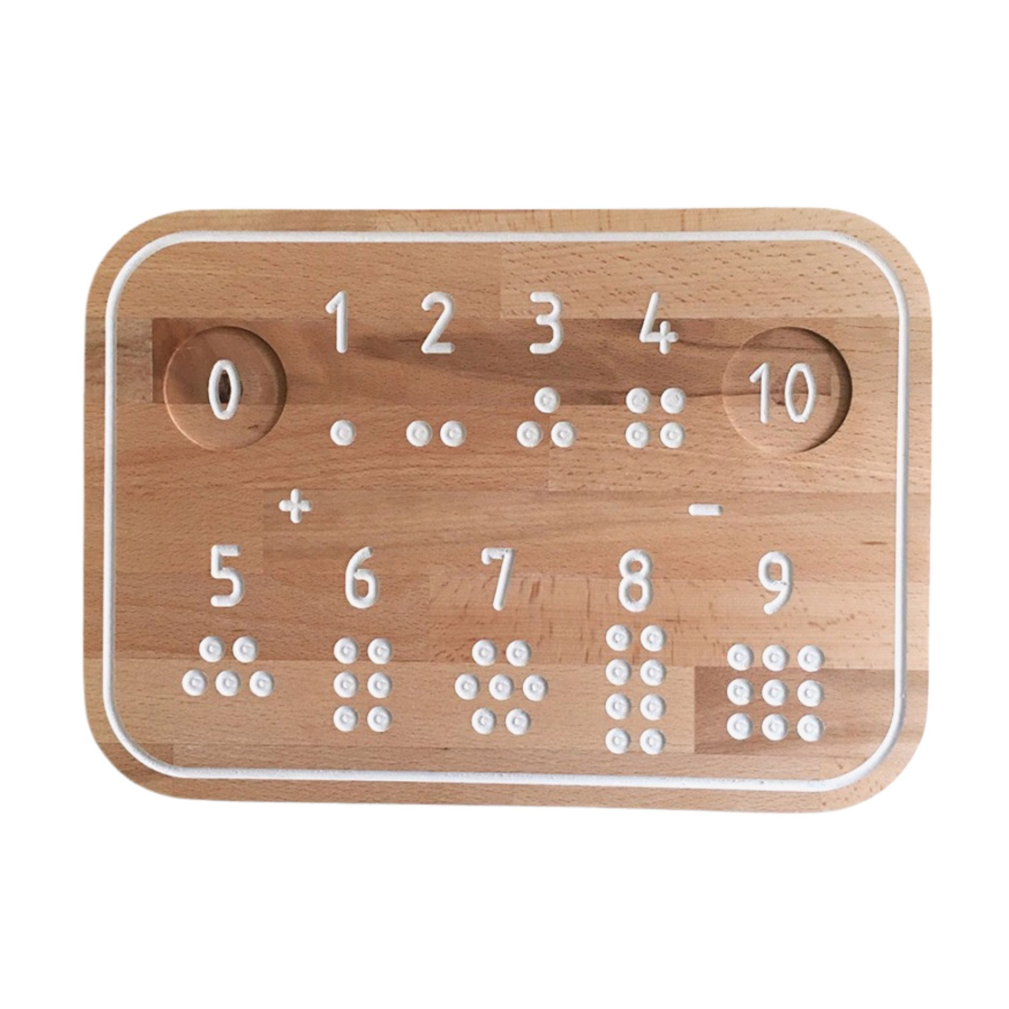 Montessori Holzspurbrett &