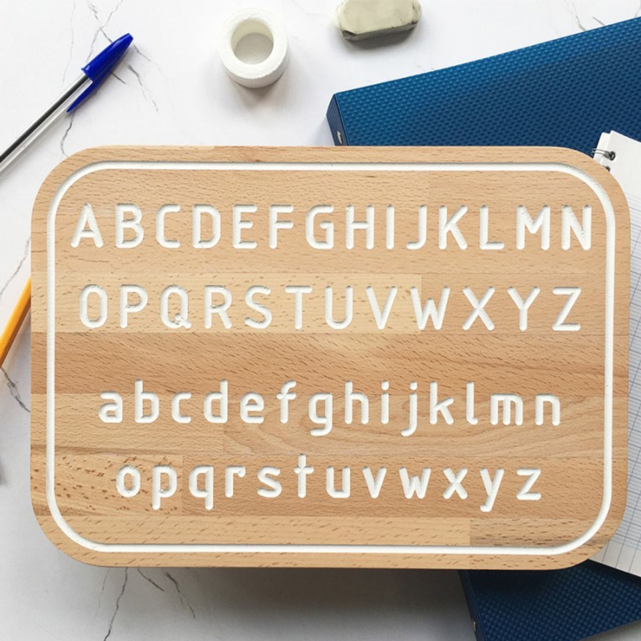 Montessori Holzspurbrett &