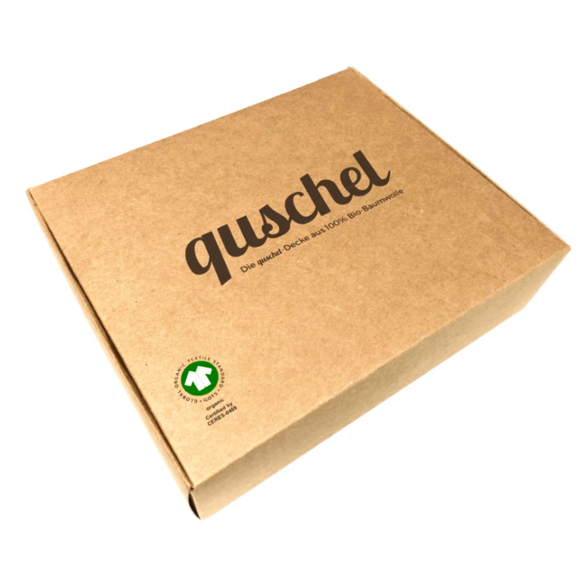 Kuscheldecke mit Waffelstrick