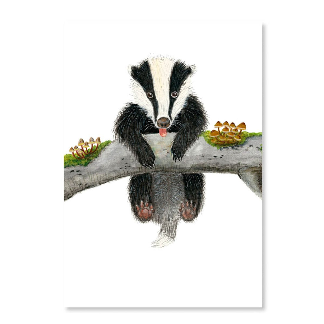 Grußkarte Frecher Dachs &