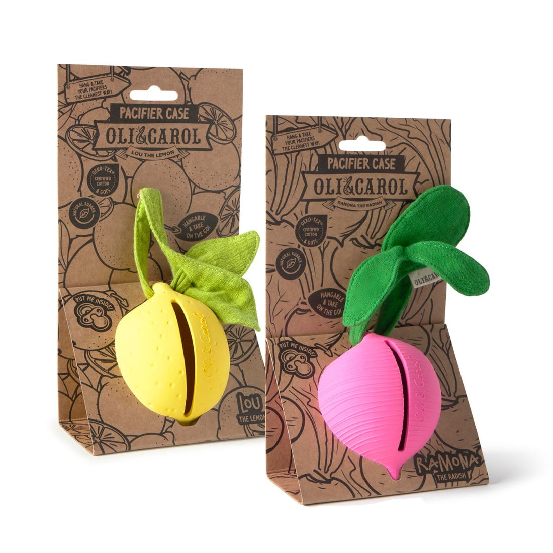 Schnullerbox im Fruchtdesign