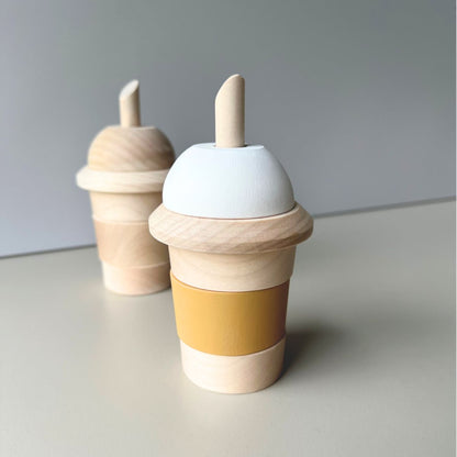 Stapelspiel Milkshake | Natur oder mit dezenten Farben