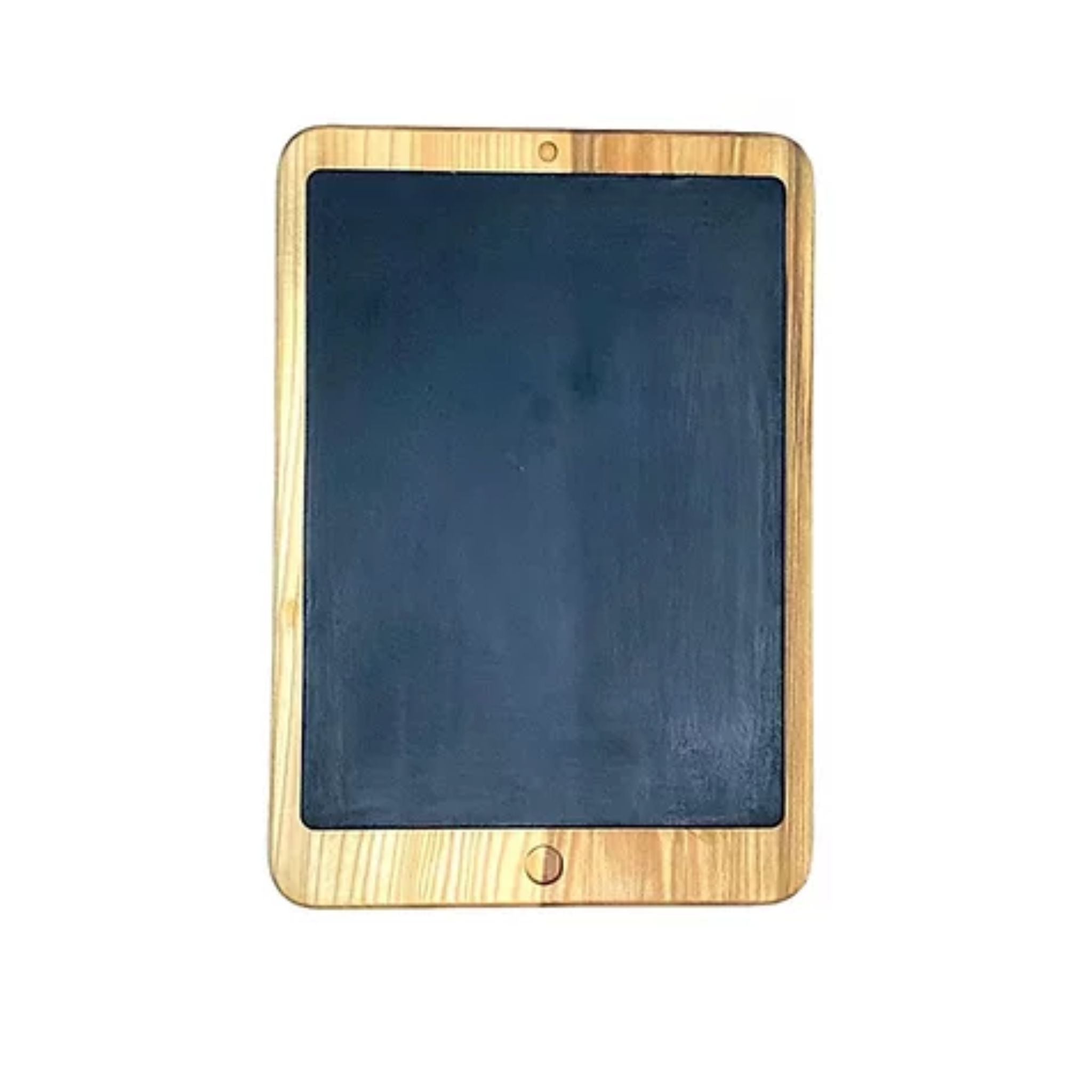 Holz-Tablet mit Tafel