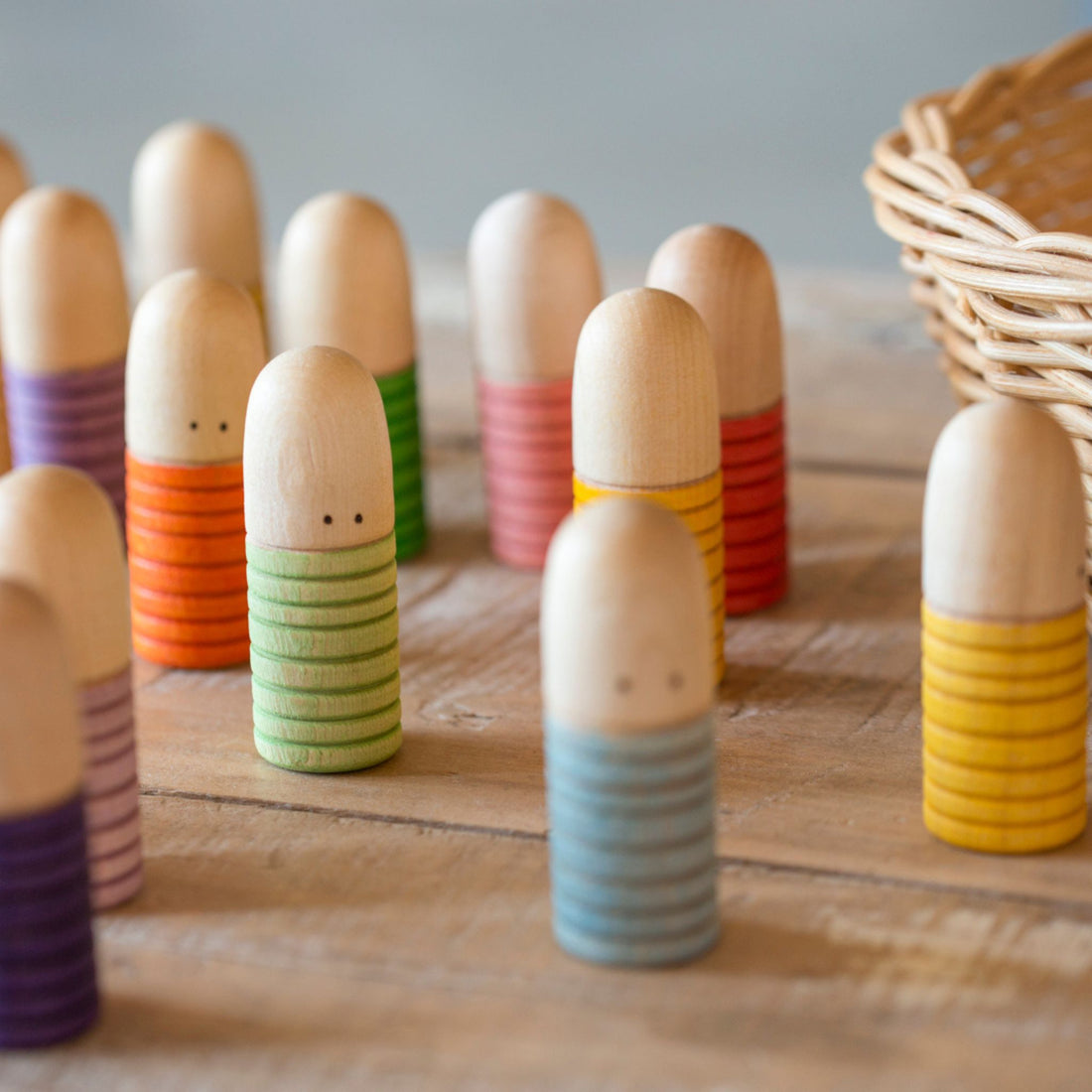 Die freundliche Spielfiguren &