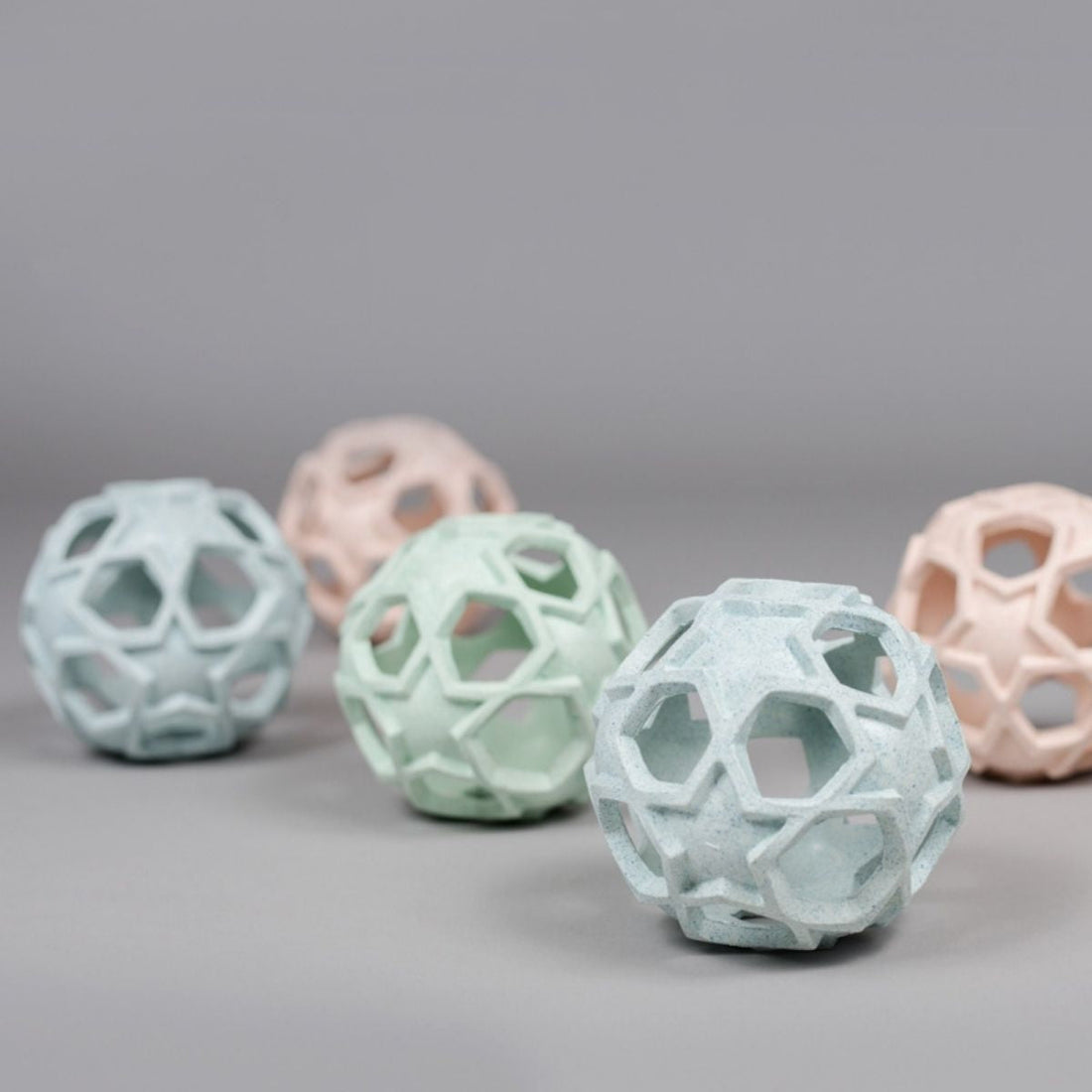 Babyfläschchen mit Starball-Schutzhülle - Rosé