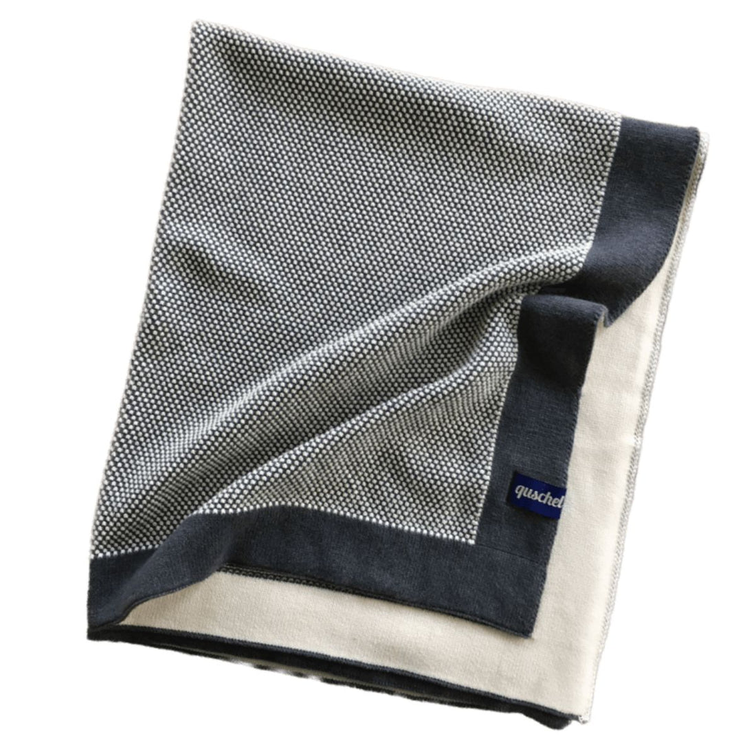 Kuscheldecke mit Waffelstrick